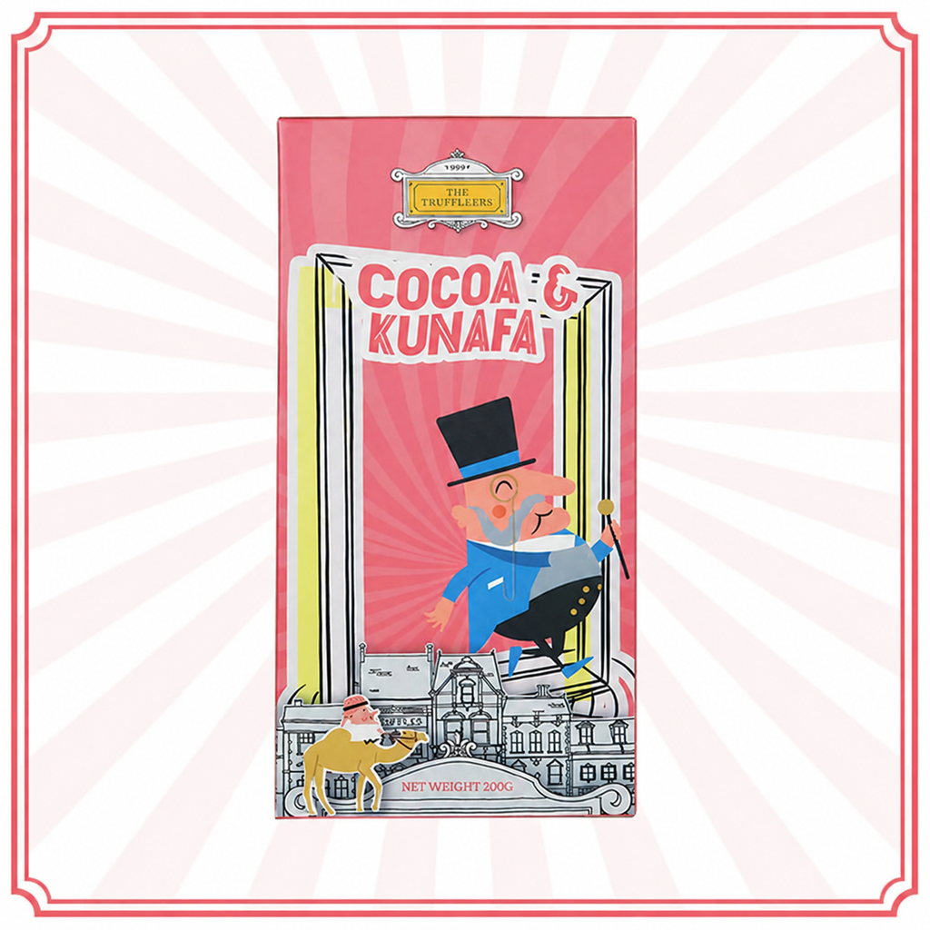 Cocoa & Kunafa Milk Chocolate 200g