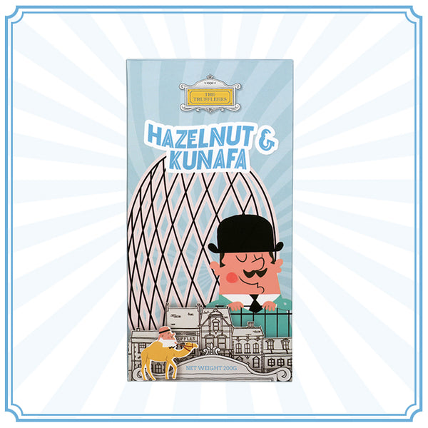 Hazelnut & Kunafa Milk Chocolate 200g