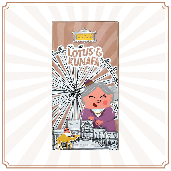 Lotus & Kunafa Milk Chocolate 200g