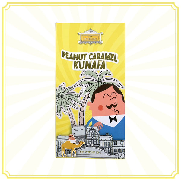 Peanut Caramel & Kunafa Milk Chocolate 200g