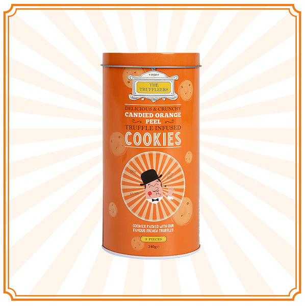 Candied Orange Peel Truffle Infused Cookies - 240g